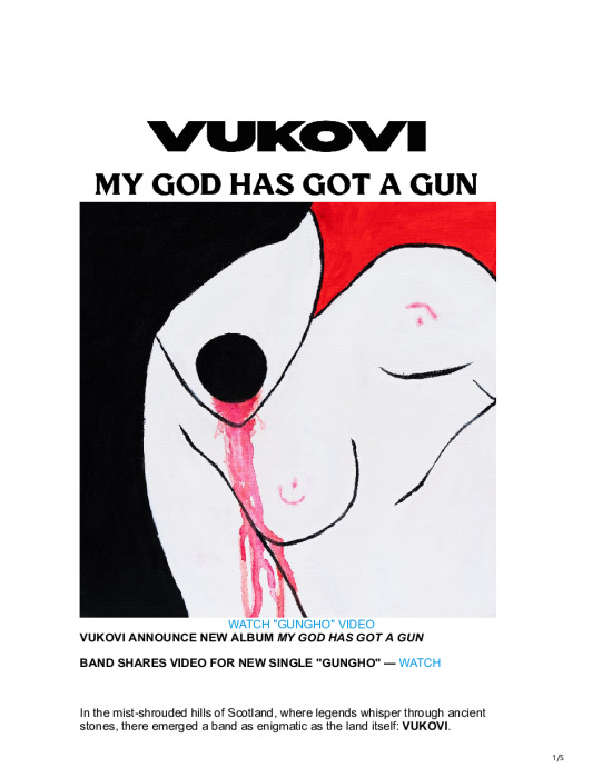 VUKOVI – MY GOD HAS GOT A GUN